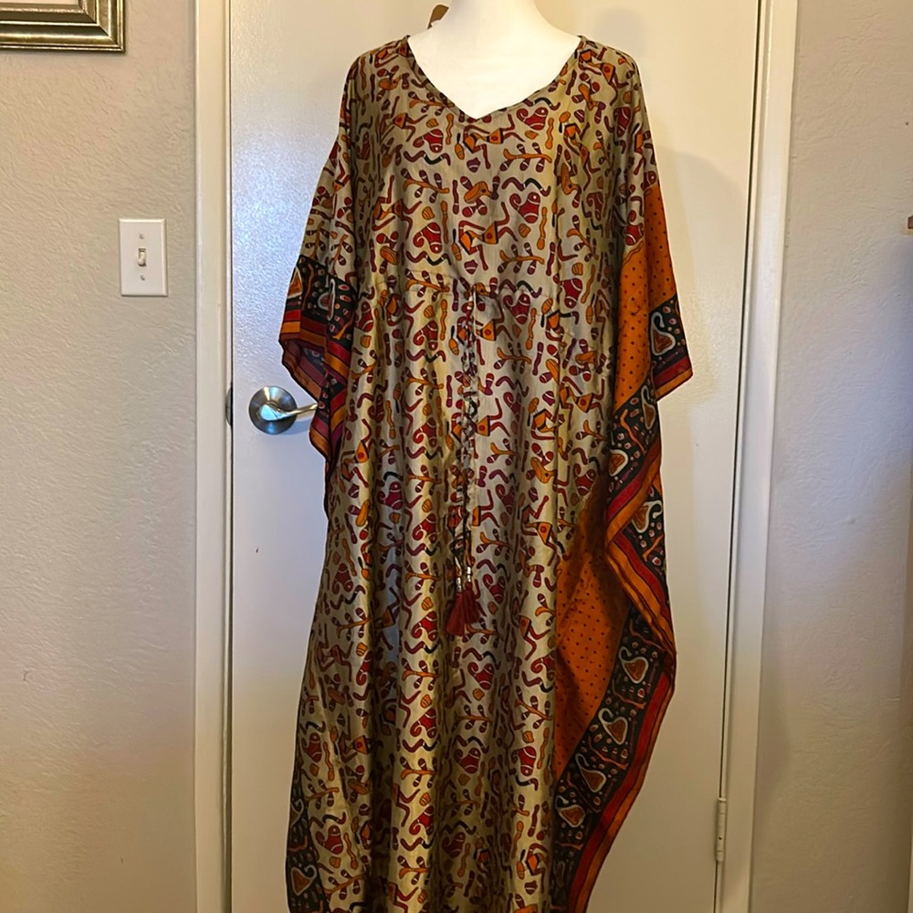 Silk Kaftan long